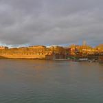 Vue de Toulouse depuis la Garonne 