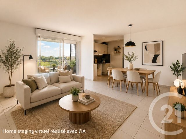 Appartement T2 à vendre - 2 pièces - 57.03 m2 - TOULOUSE - 31 - MIDI-PYRENEES - Century 21 Côte Pavée
